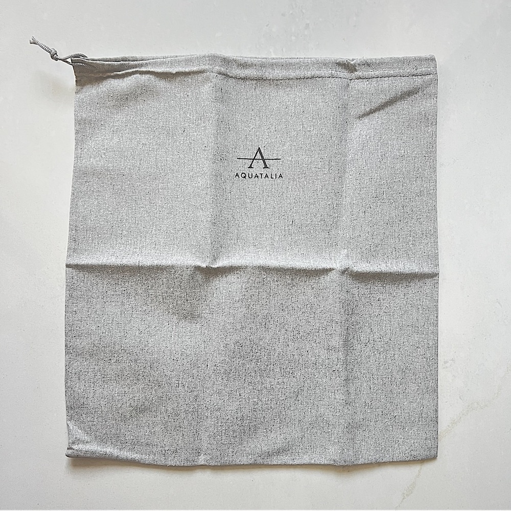 Aquatalia Dust Bag in Light Grey, NEW